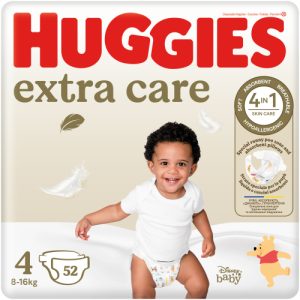 Huggies Extra Care Nappies Value Pack Size 4 52's