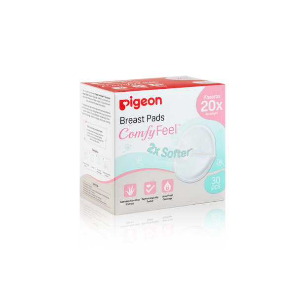 Pigeon Comfy Feel Breast Pads 30 Pieces - Soft, Absorbent, Leak-Proof Care - Image 2